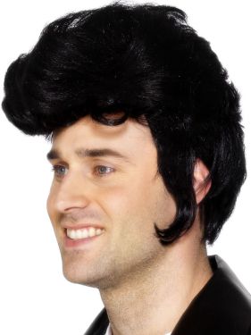 Mens Rockstar Fancy Dress Wig